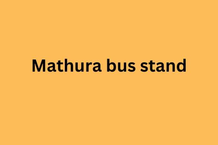 Mathura bus stand